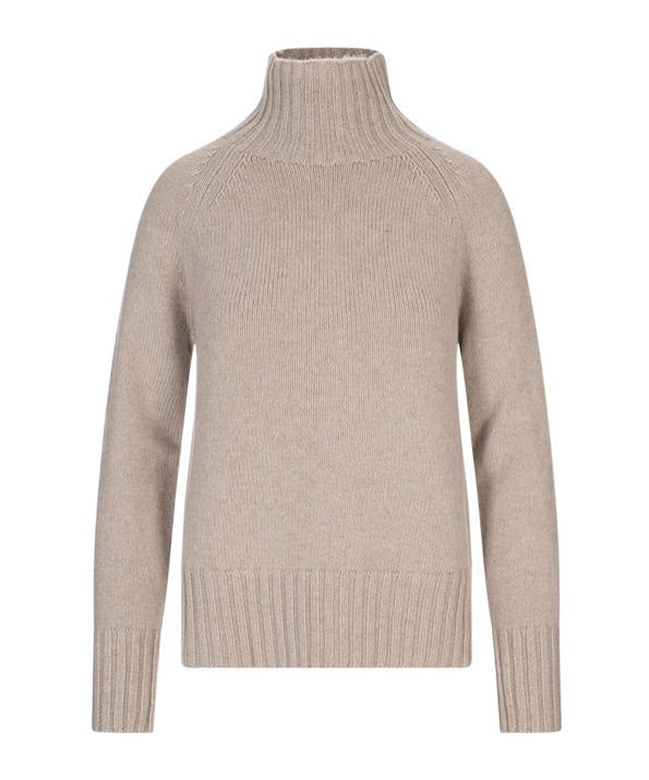 Max Mara Turtleneck Sweater In Neutral