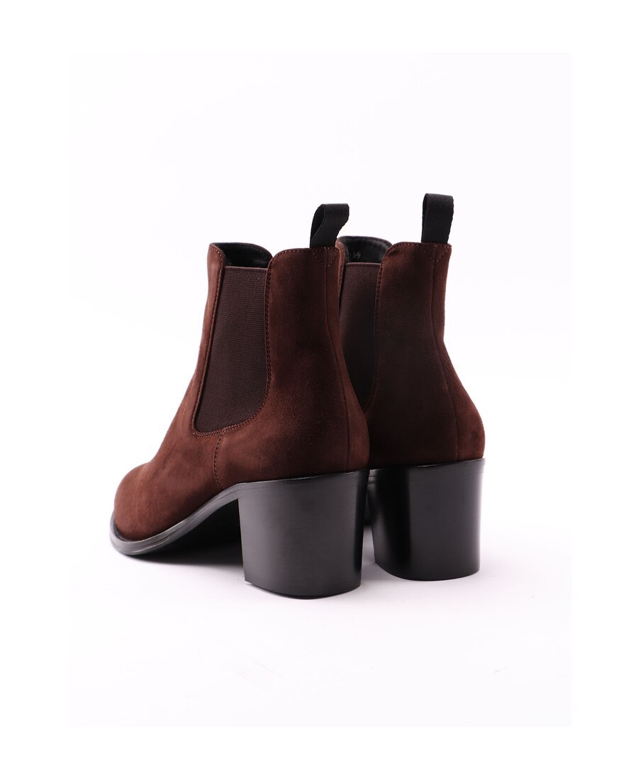 Shop Church's Suede Heeled Boots In Black