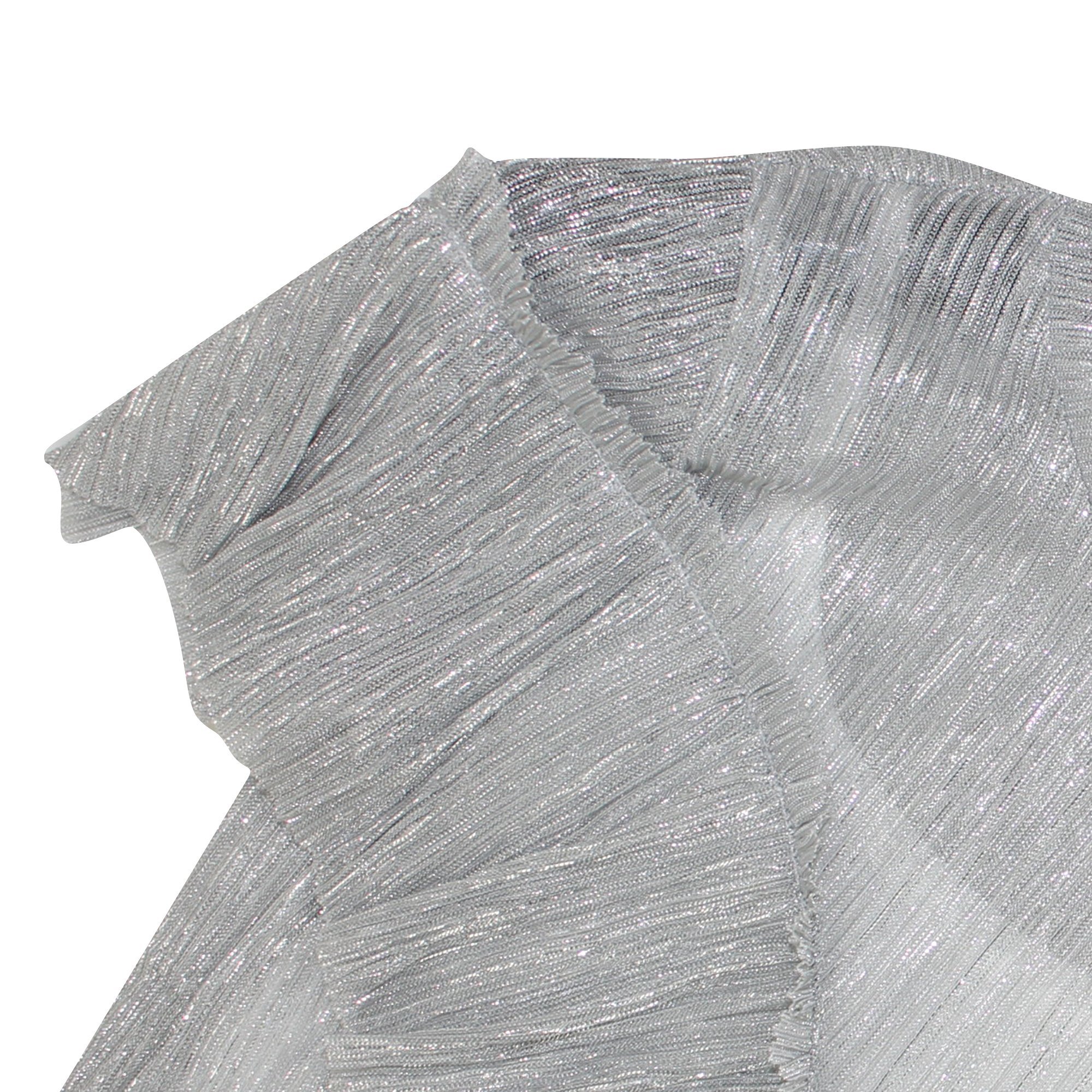 Pinko Abito Teen Argento In Lame In Gray