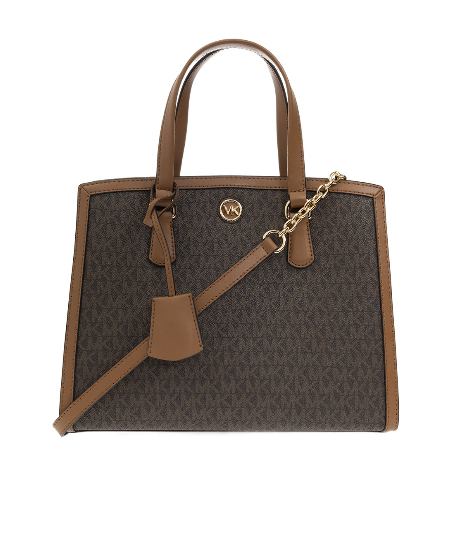 Michael Michael Kors Chantal Top-handle Tote In Black