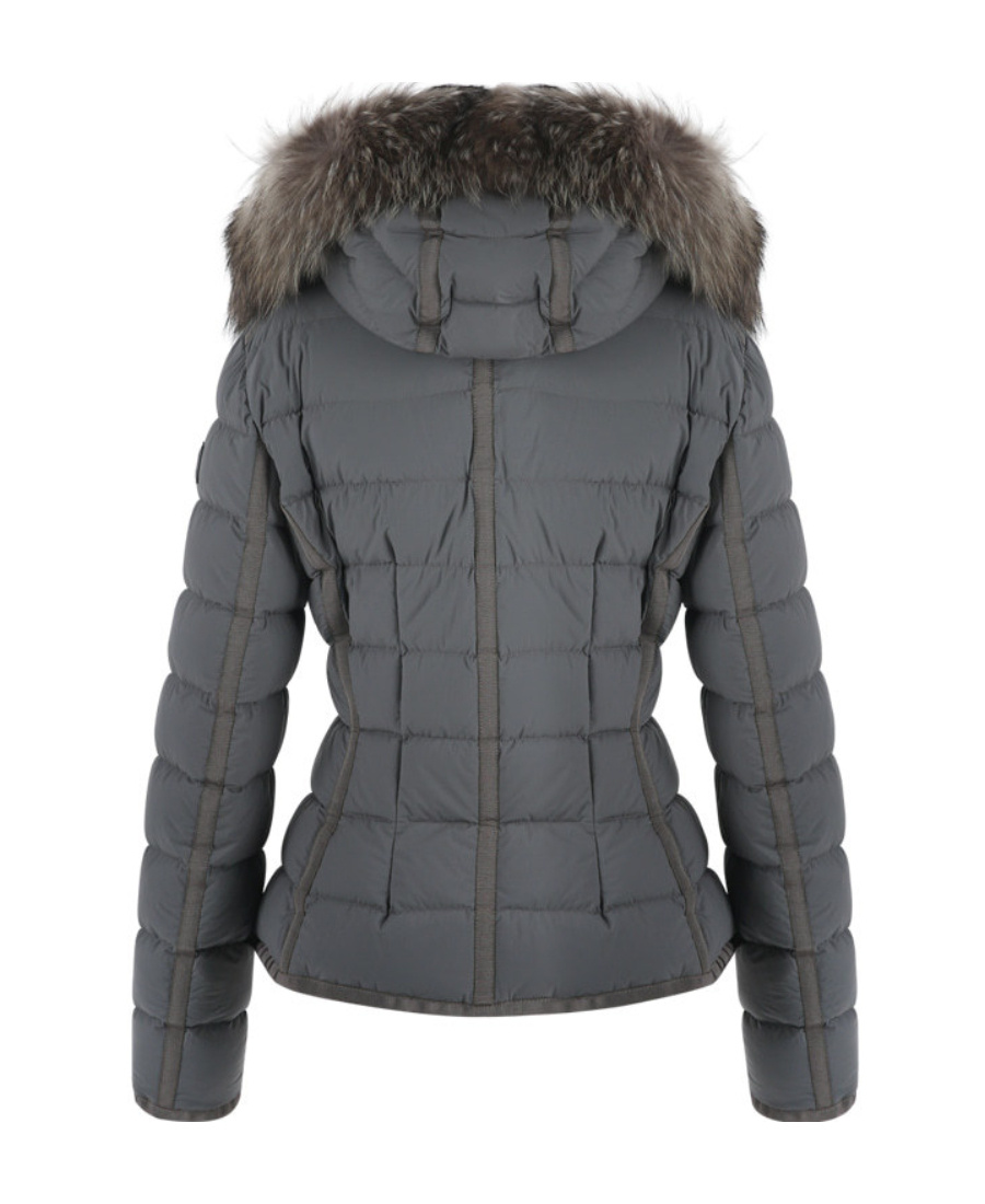 Montecore Padded Hooded Jacket In Gray