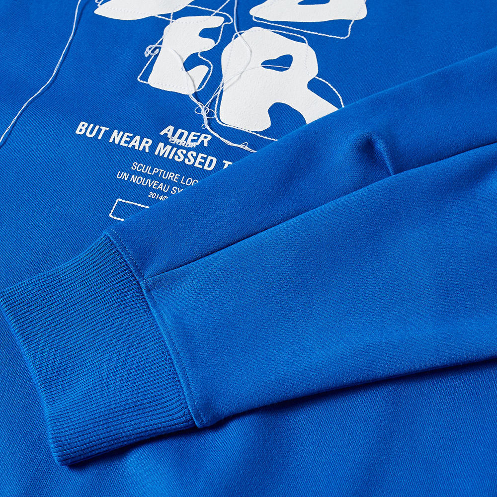 Ader Error Round-neck Sweater In Blue