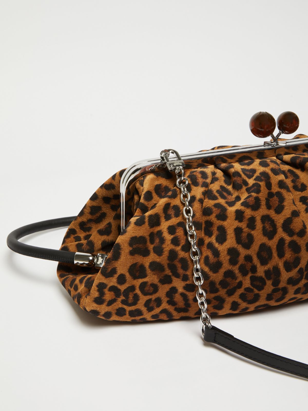WEEKEND MAX MARA LARGE SPOTTED SUEDE PASTICCINO BAG