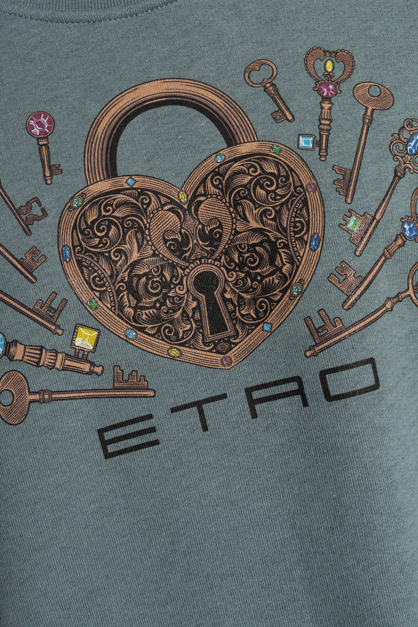 Etro Padlock Graphic Sweatshirt