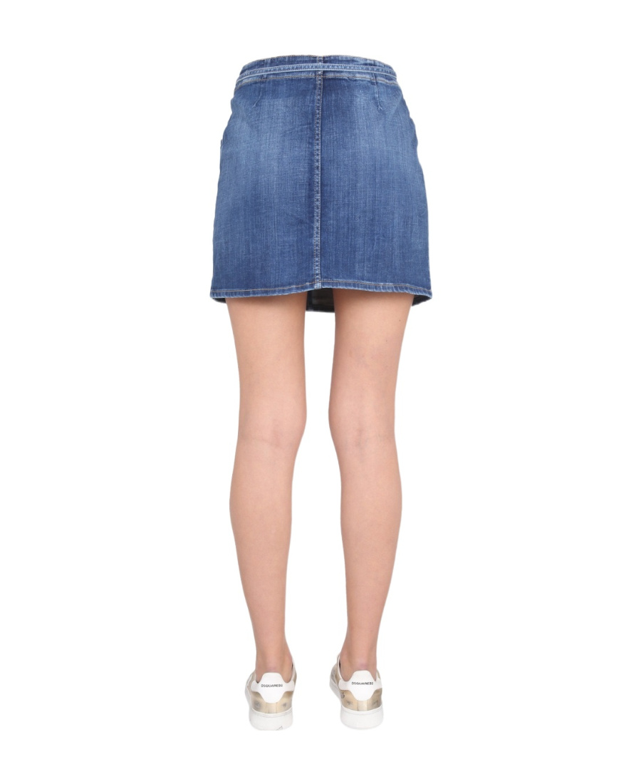 Dsquared2 Dsquared Women Skirt With Pocket In Blue