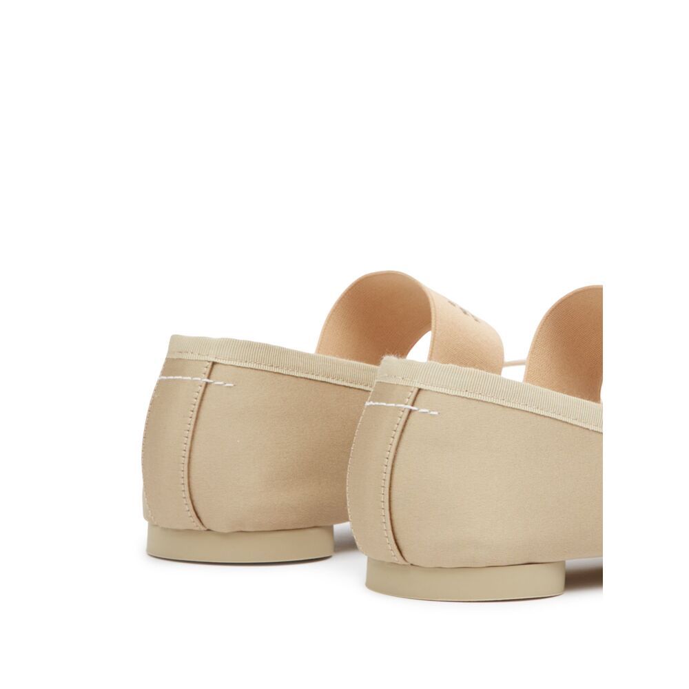 Shop Mm6 Maison Margiela Anatomic Ballerinas In Nude