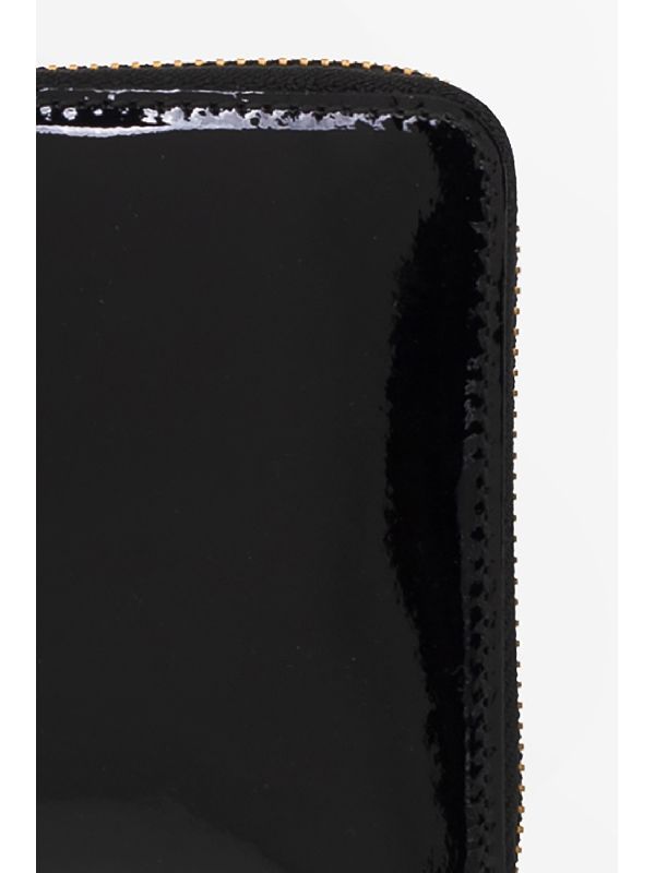Comme Des Garçons Zipper Wallet In Black