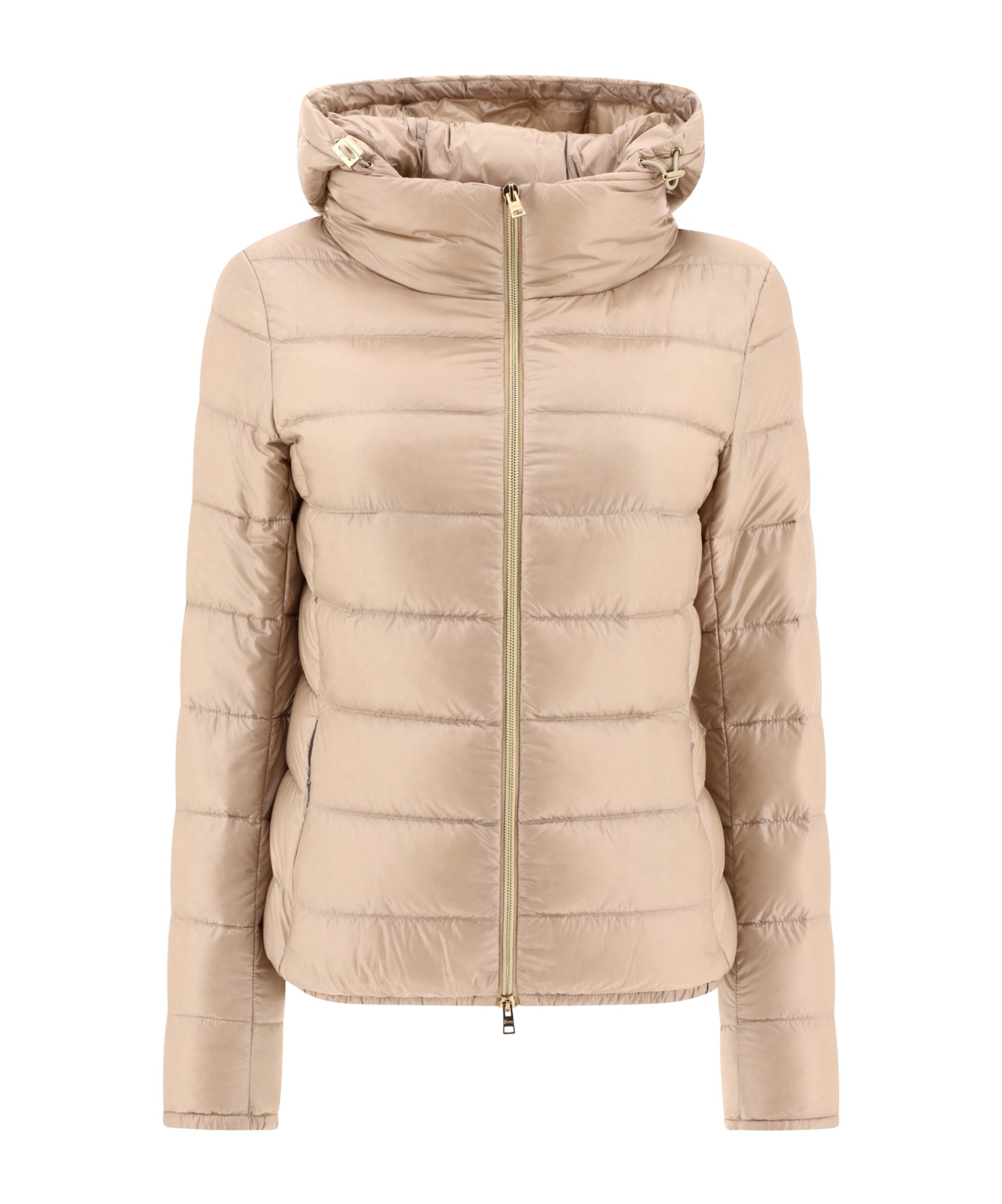 Herno Giada Jackets Beige In Nude