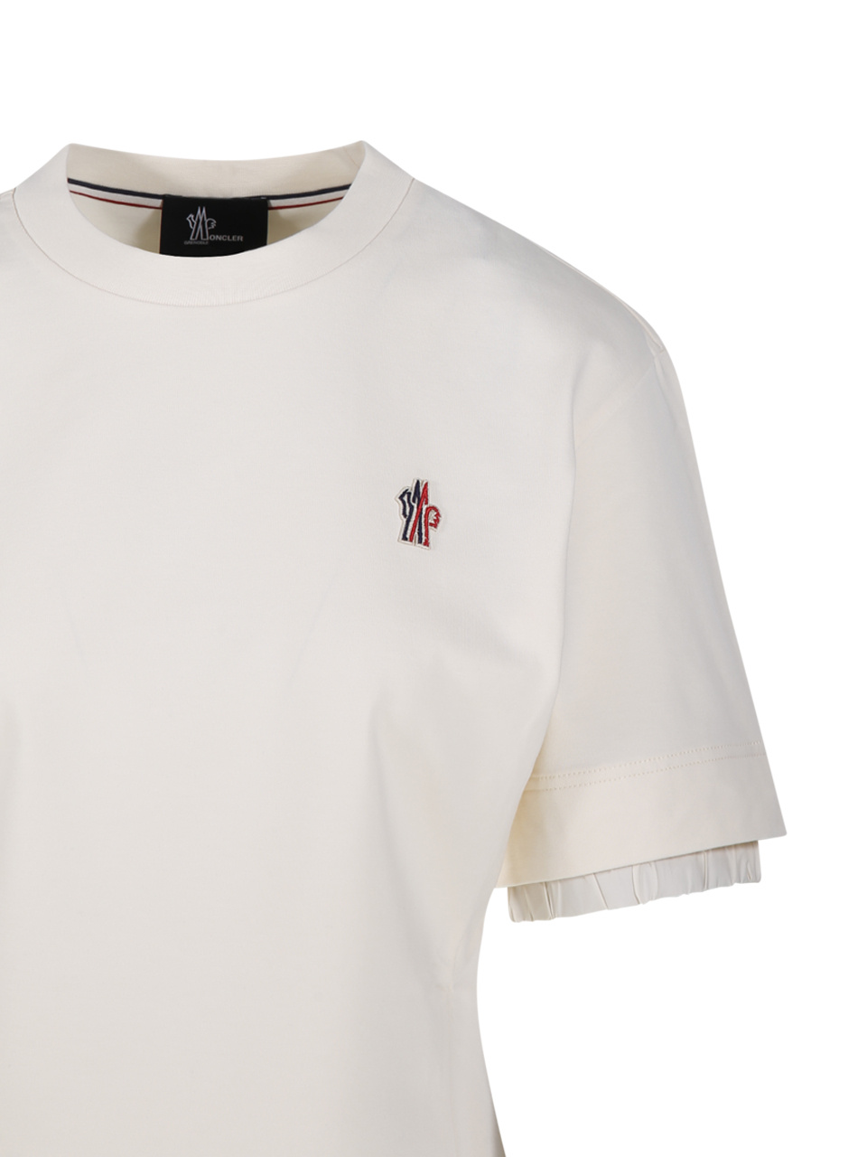 Moncler Grenoble Women Cotton T-shirt In White