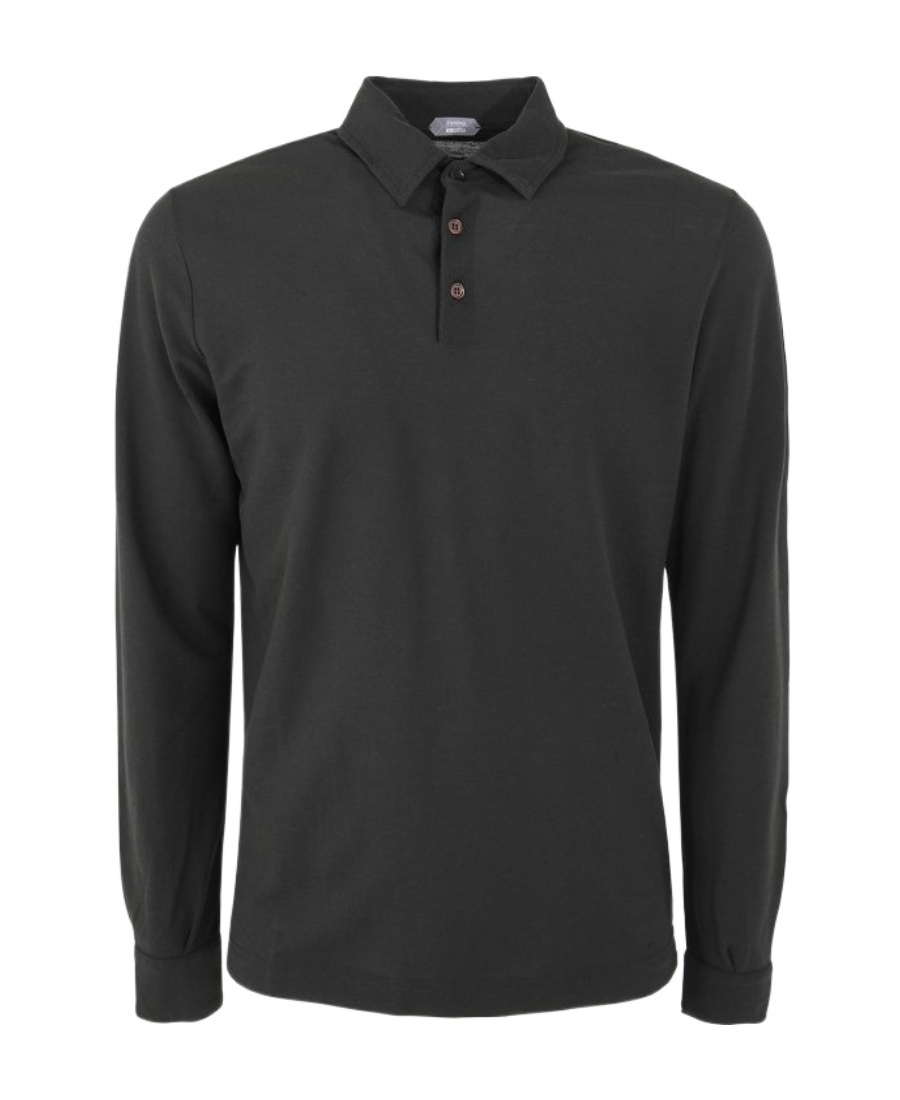Zanone Polo Shiert In Black