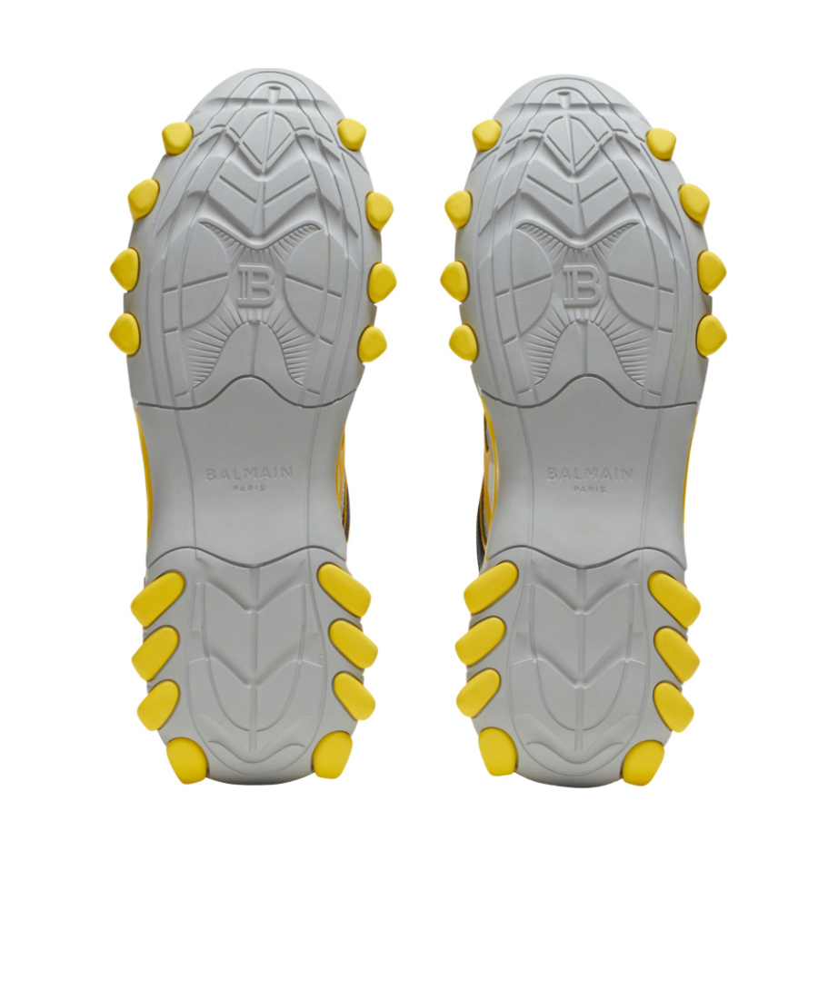 Balmain B-east Logo-print Low-top Sneakers In Multicolor