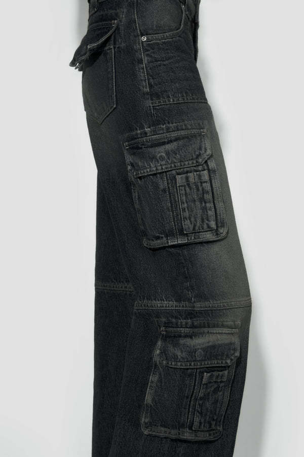 Misbhv Denim Trousers In Black