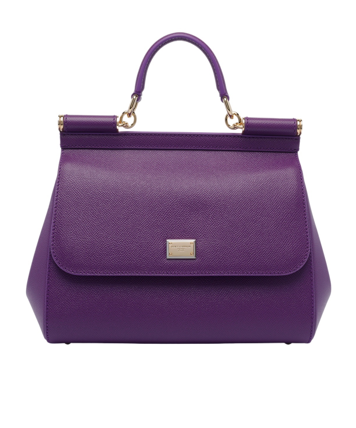 Dolce & Gabbana Large Shoulder Bag Gold-tone Hardware