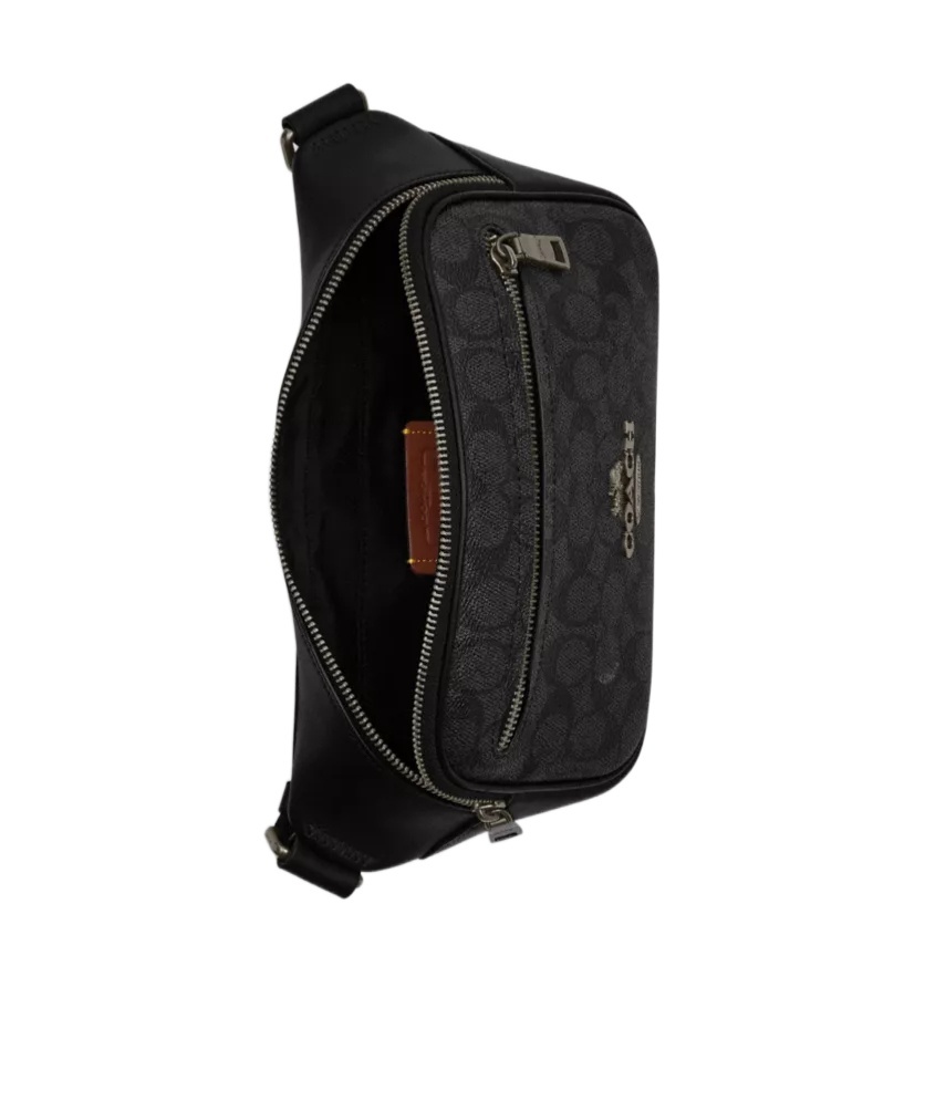 Coach Logo Wallet In Black