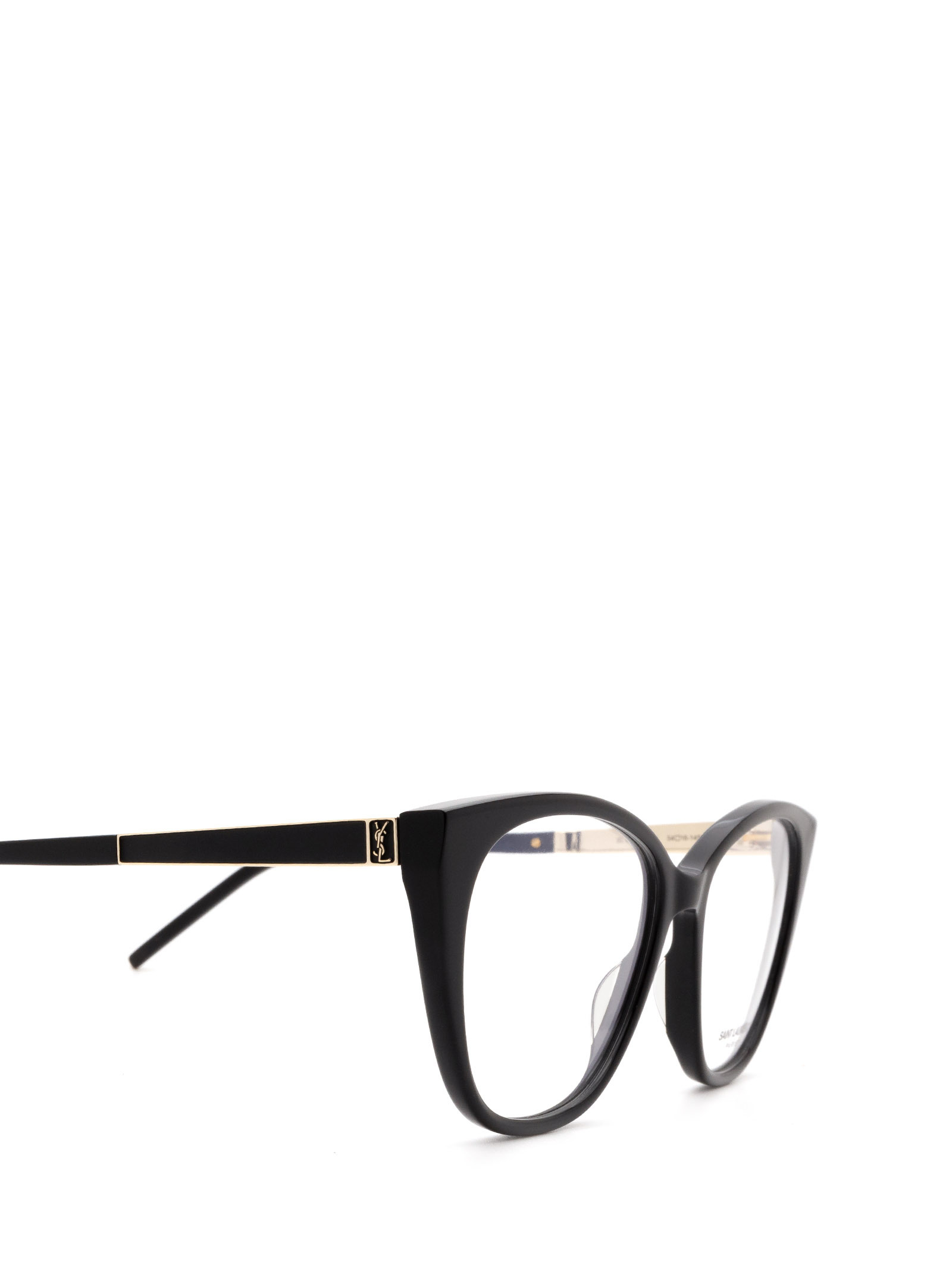Saint Laurent Round-frame Glasses In Black