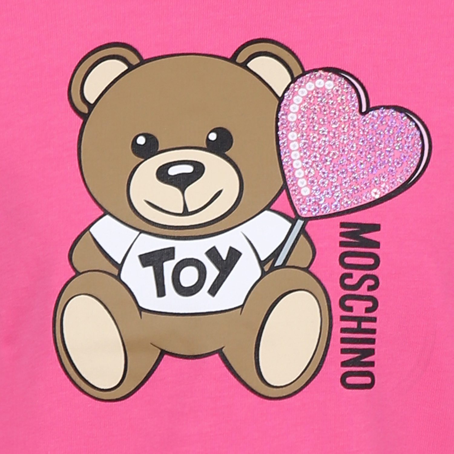 Moschino Round-neck Sweater In Pink
