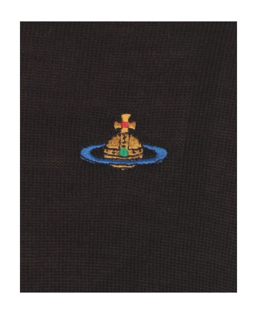 Vivienne Westwood Women Cotton And Cashmere Blend Jumper In Black