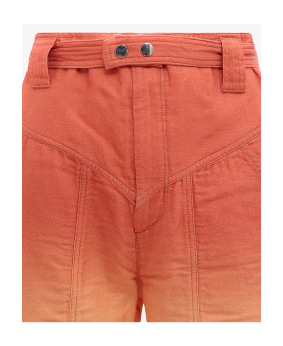 Isabel Marant Kaynetd Tie-dye Effect Shorts In Red