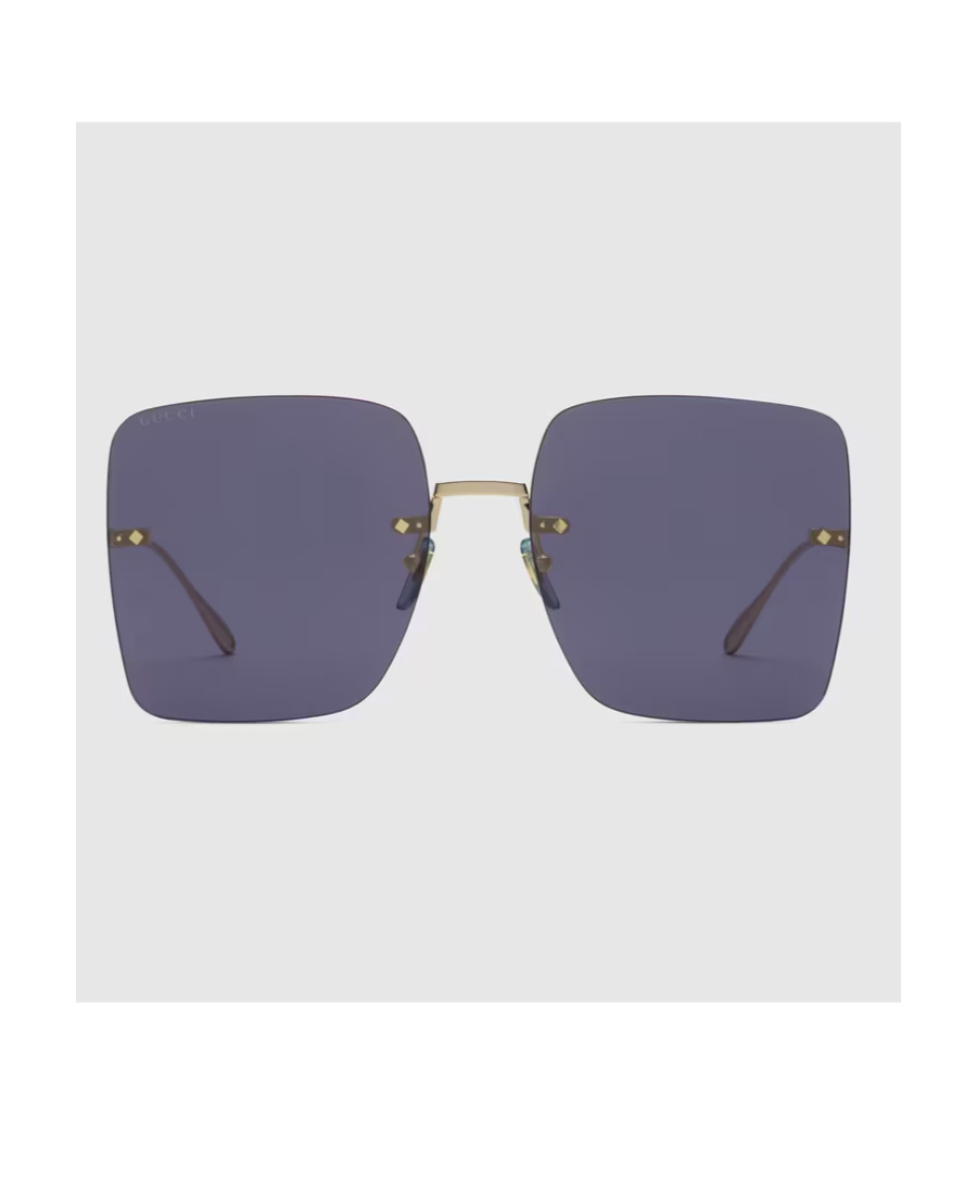 Gucci Square-frame Sunglasses In Purple