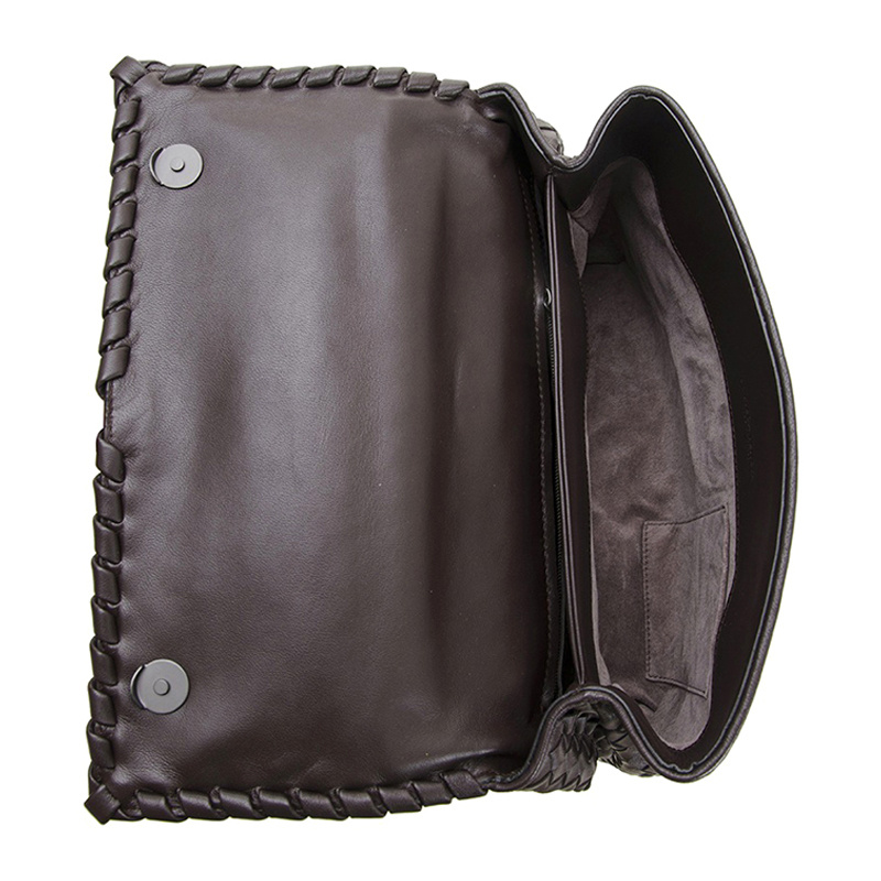 Bottega Veneta Logo Handbag In Black