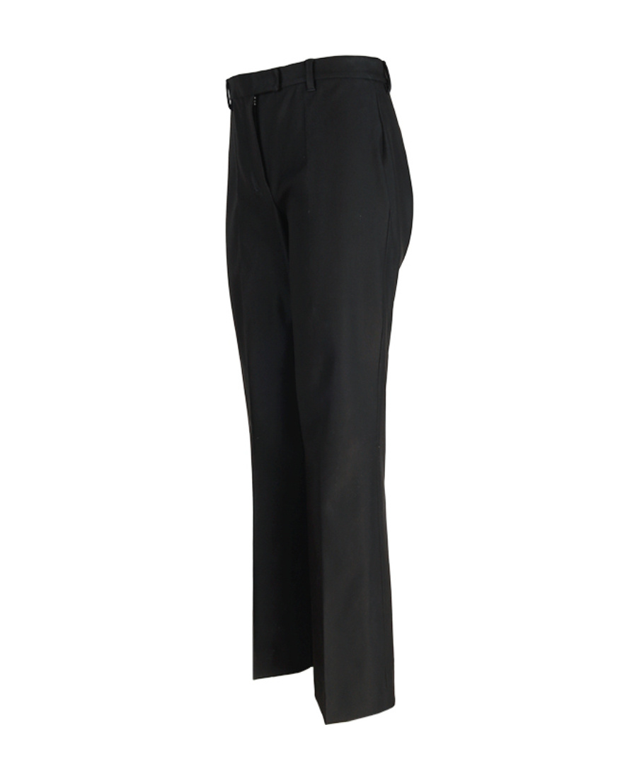 Max Mara Belt Ring Casual Pants In Black