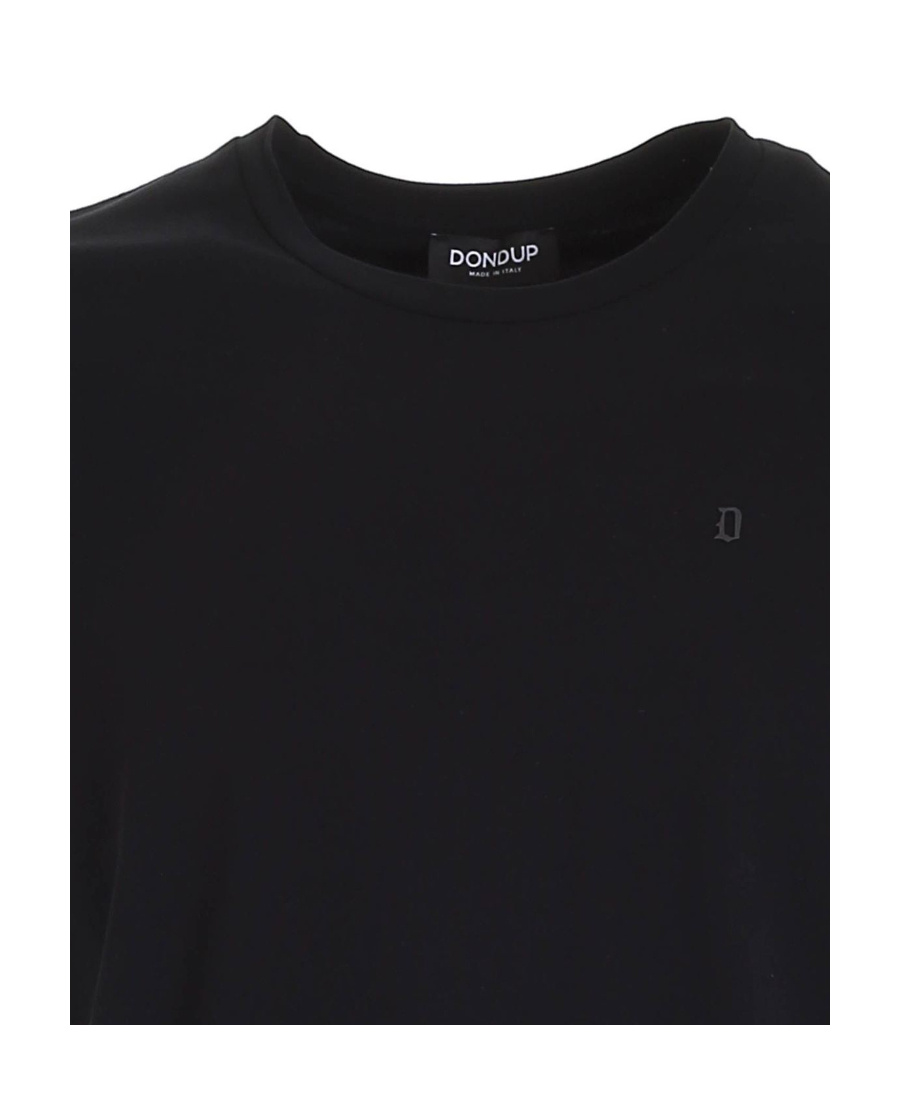 Dondup Basic T-shirt In Black In Black