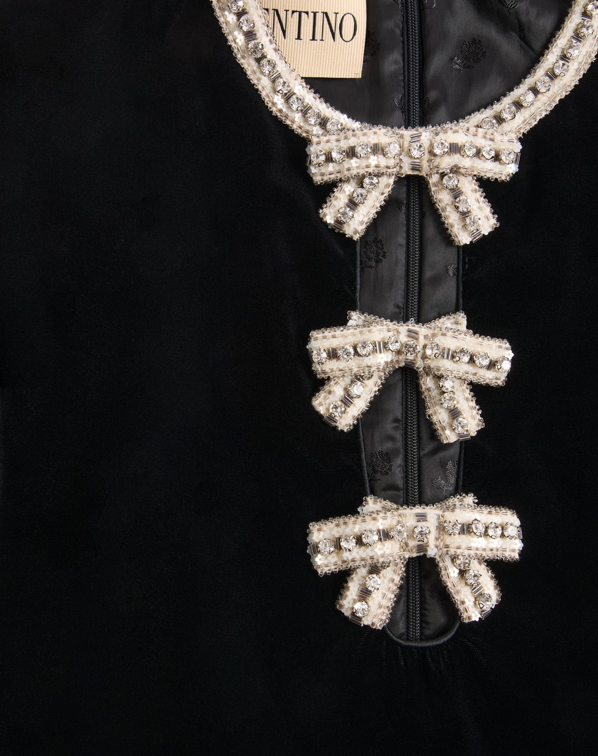 Valentino Short-sleeved Dress In Black