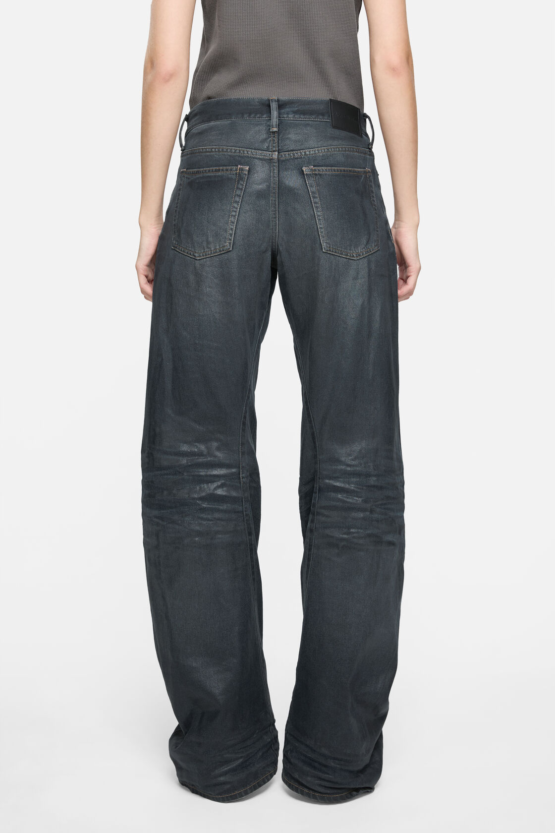 Acne Studios Multi-pocket Jeans In Gray