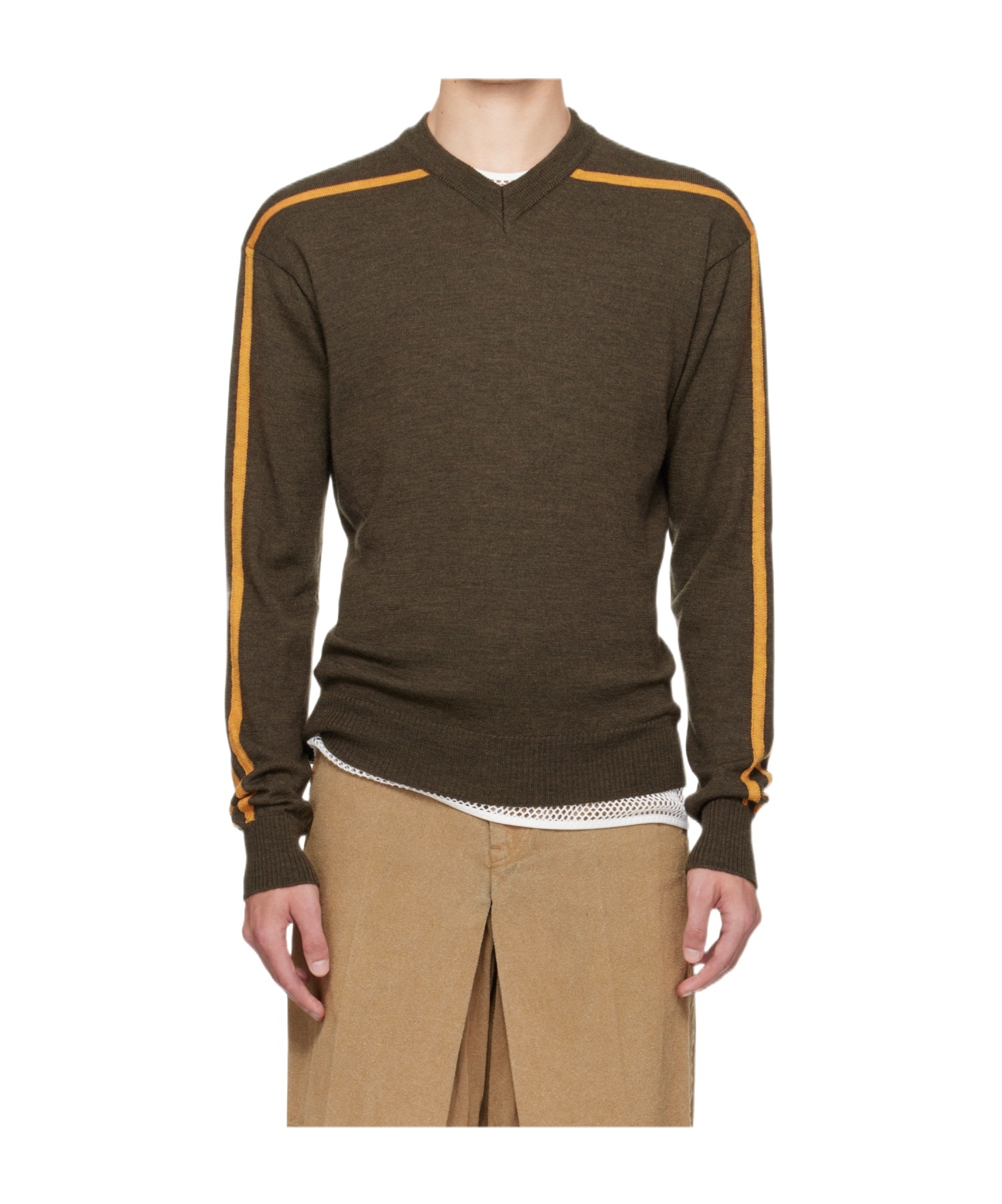 Gimaguas Brown Sport Sweater In Brown