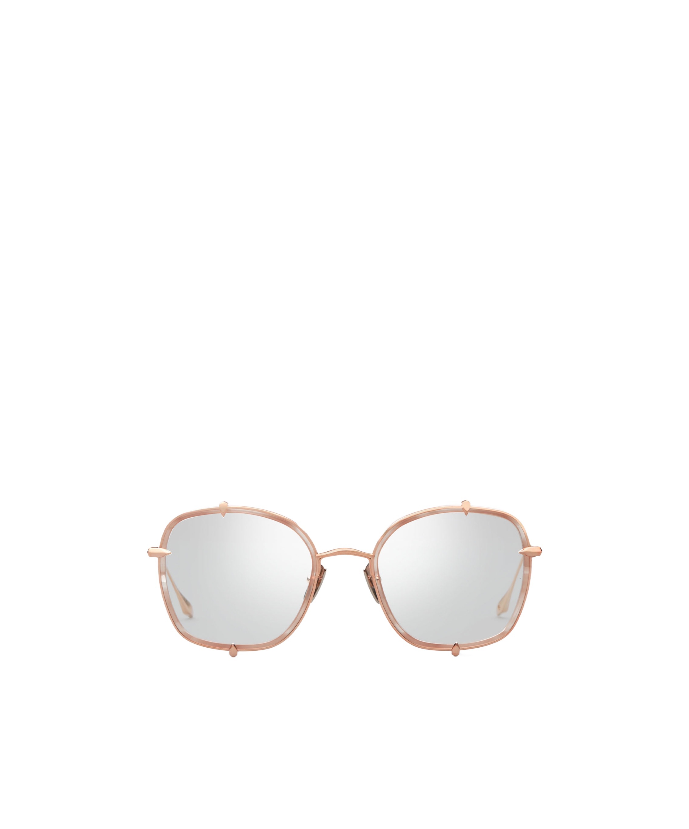 Dita Eyewear Talon Three Square-frame Glasses In White