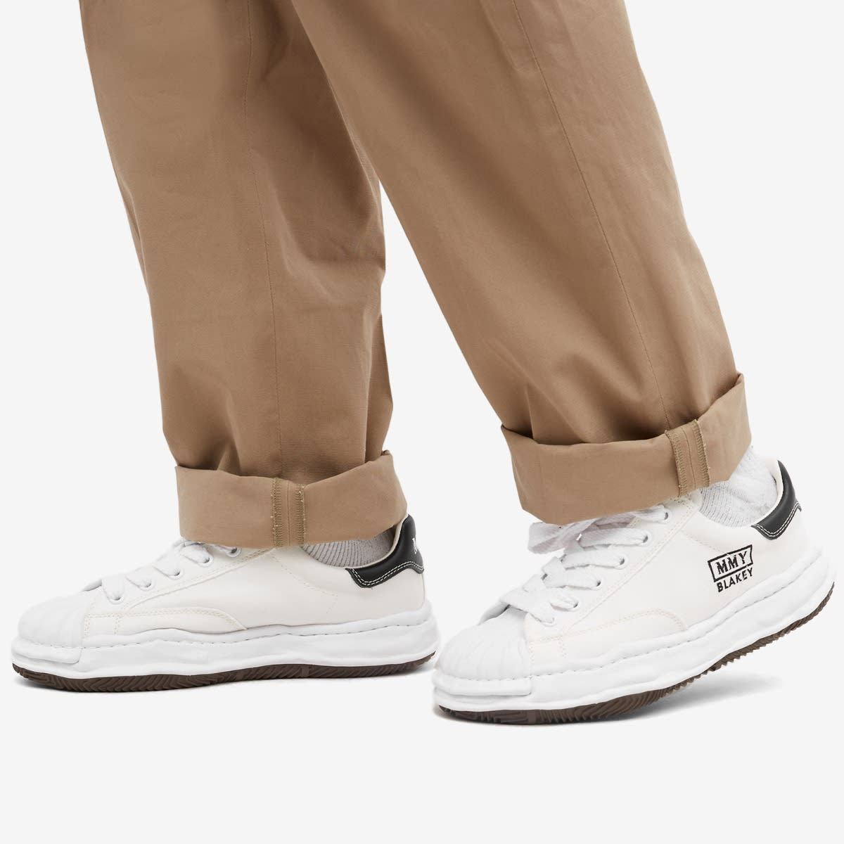 Miharayasuhiro Maison Mihara Yasuhiro White Canvas Blakey Low-top Sneakers In White
