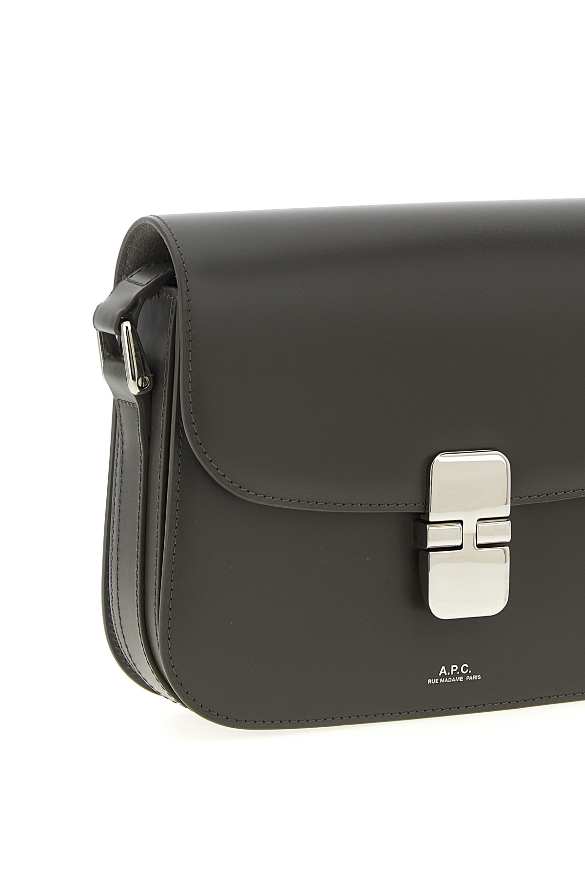 Apc Small Grace Shoulder Bag With Adjustable Strap In Gray