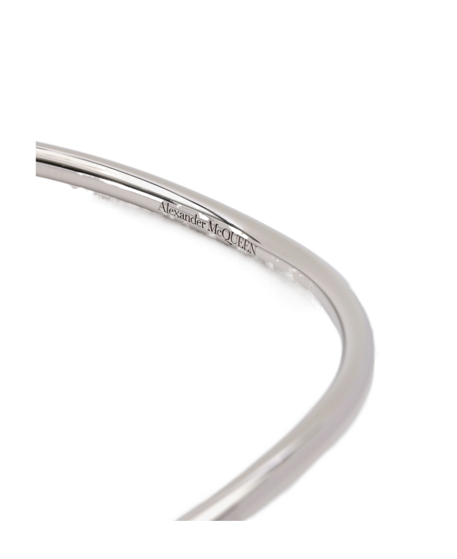 Alexander Mcqueen Tubular Collar In White