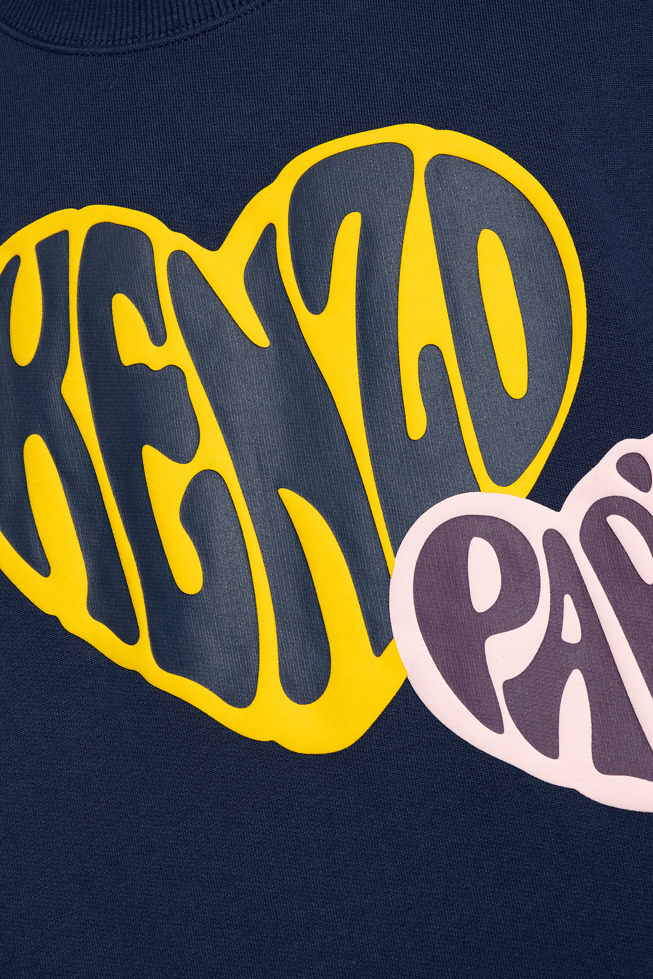Kenzo Hearts Classic Sweatshirt In Blue