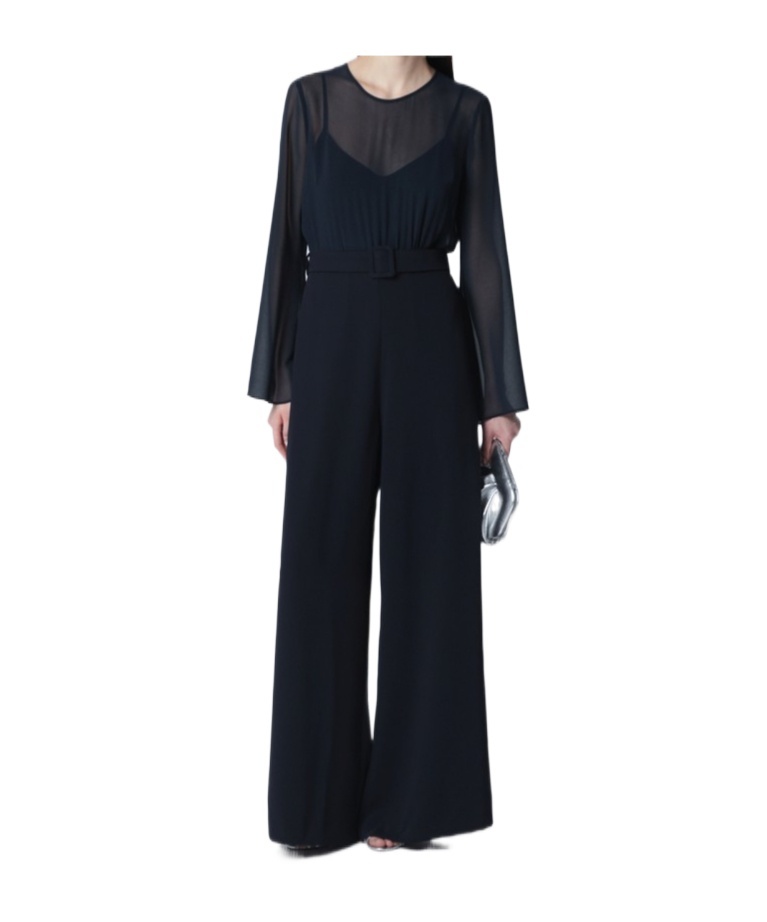 P.a.r.o.s.h Jumpsuit With Belt In Blue