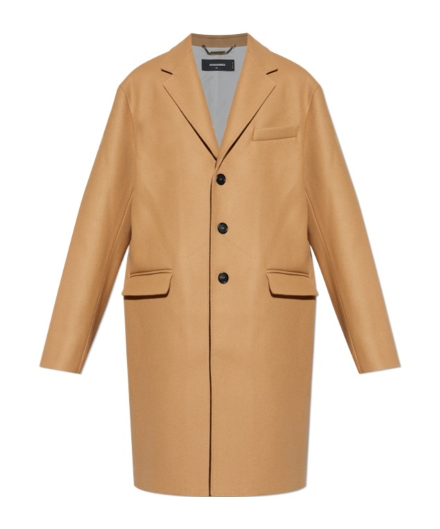 Dsquared2 Easy Coat In Brown