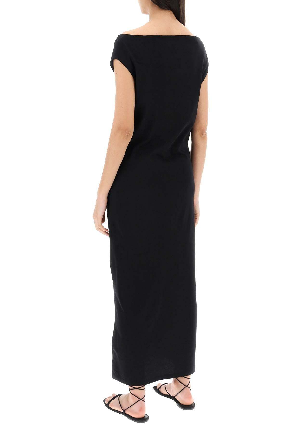 LOULOU STUDIO MARTIAL COTTON MIDI DRESS