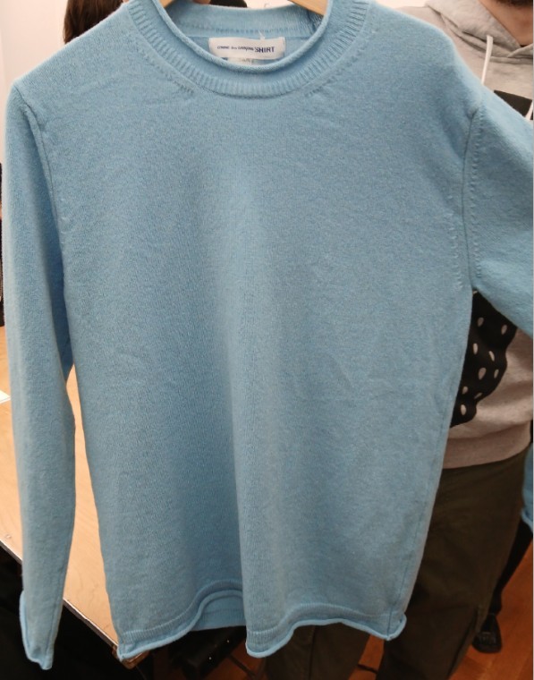 Comme Des Garçons Sweater Comme Des Garcons Men Color Blue In Blue