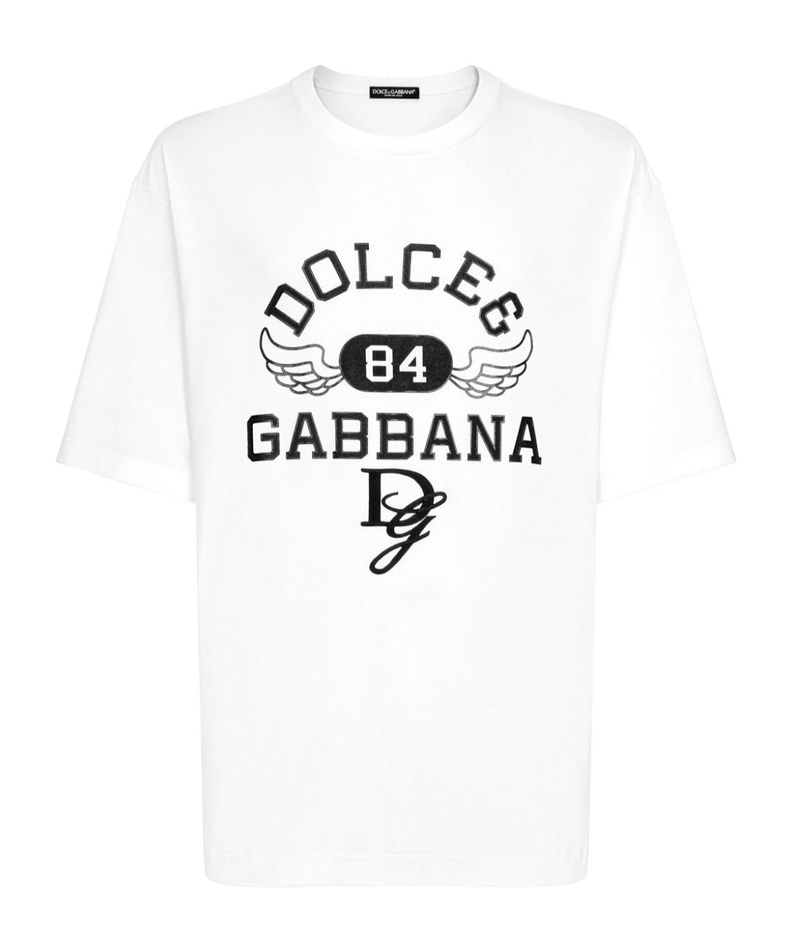 Dolce & Gabbana Men Cotton T-shirt In White