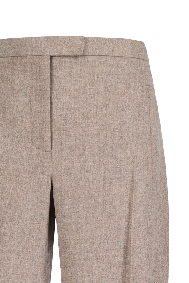 Khaite Miles Concealed-fastening Trousers In Multi