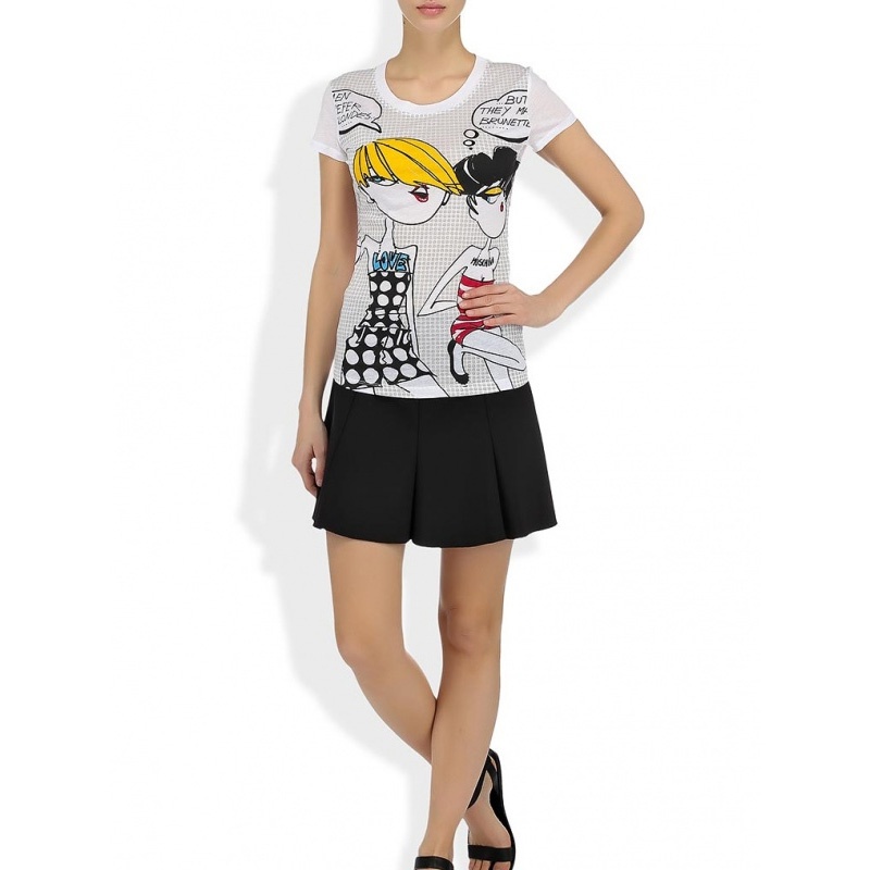 Moschino Printed T-shirt In White