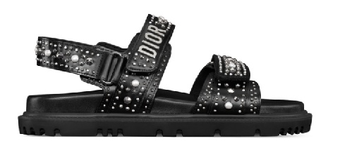 Dior Act Open-toed Sandals In Black