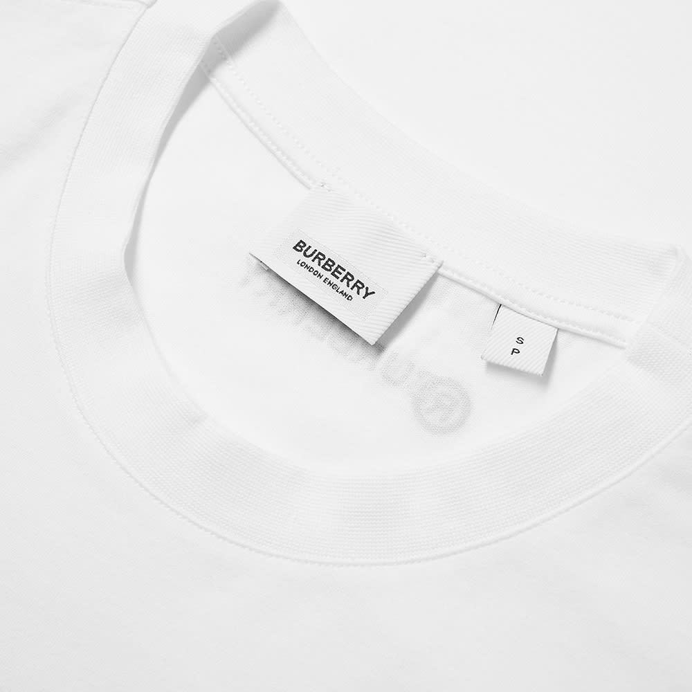 Burberry Globe Graphic Oversized T-shirt In Black
