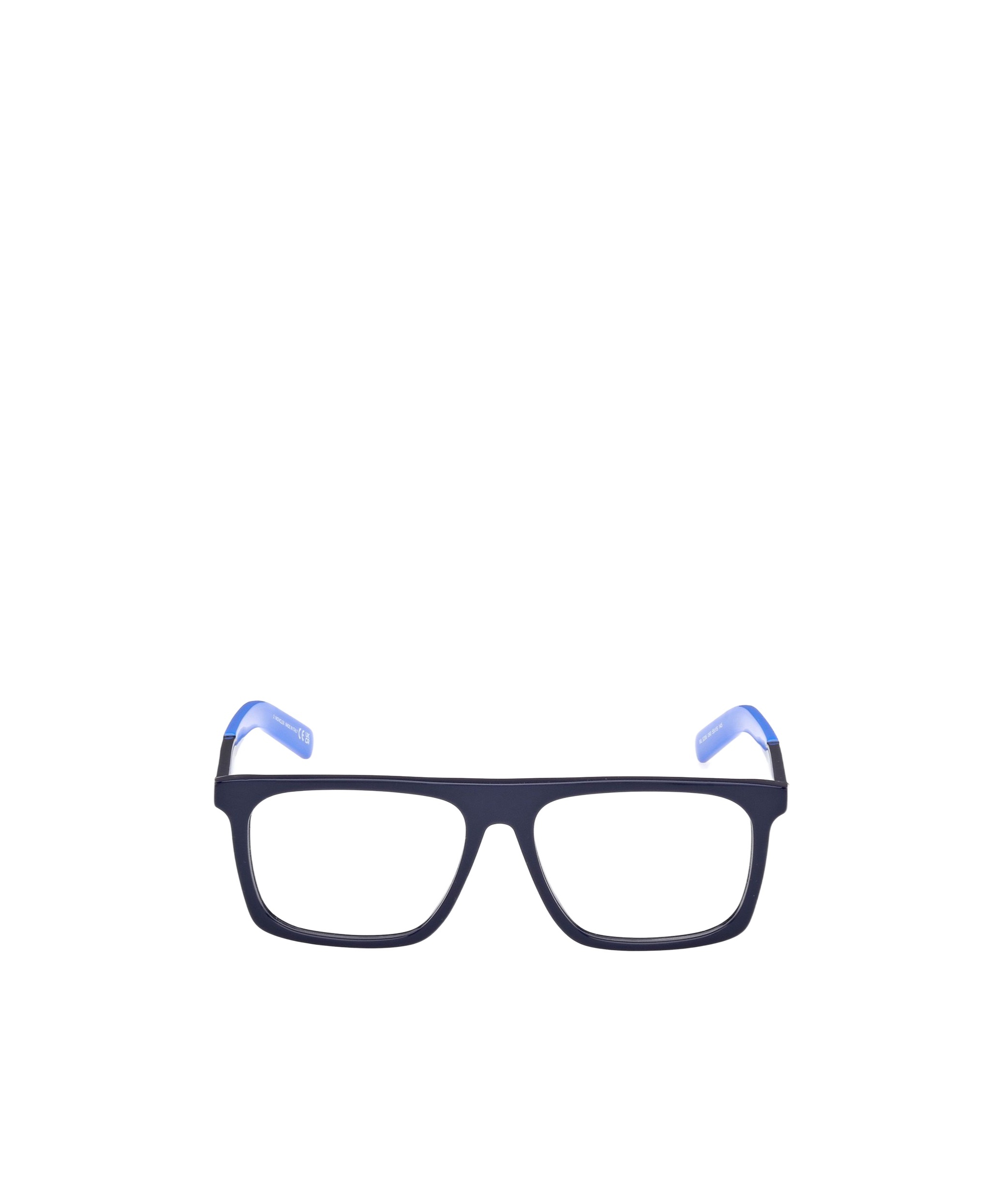 Moncler Logo-print Rectangle-frame Glasses In Black