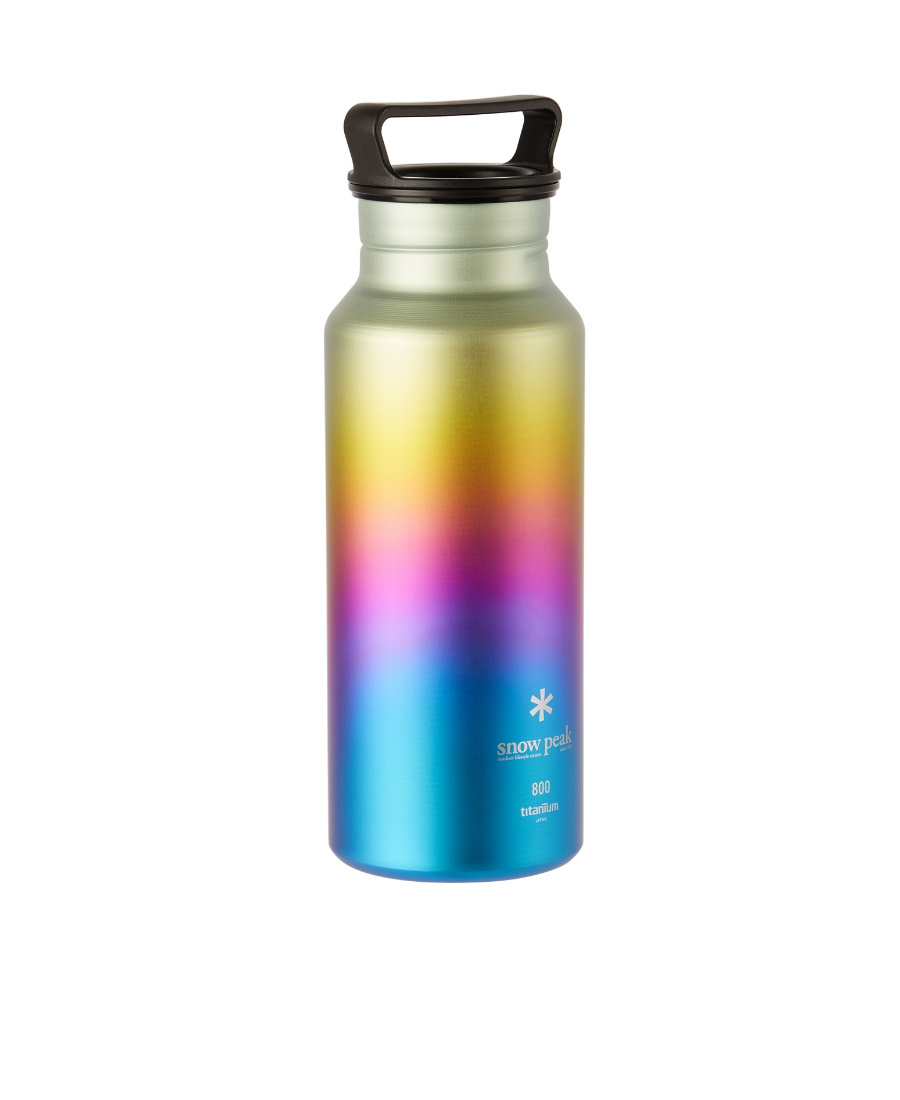 Snow Peak Aurora Titanium Rainbow 800ml Bottle In Multicolor