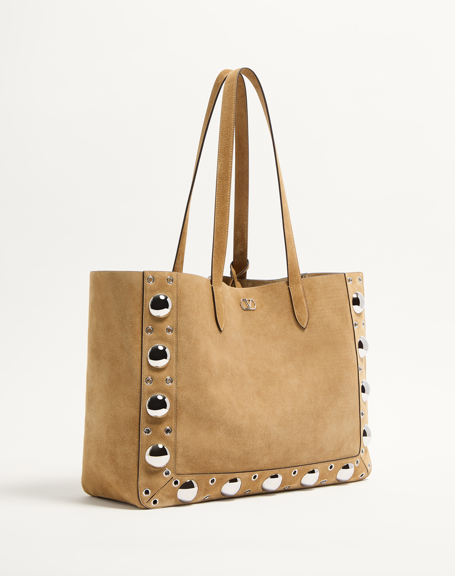 Valentino Nellcote Large Suede Leather Tote