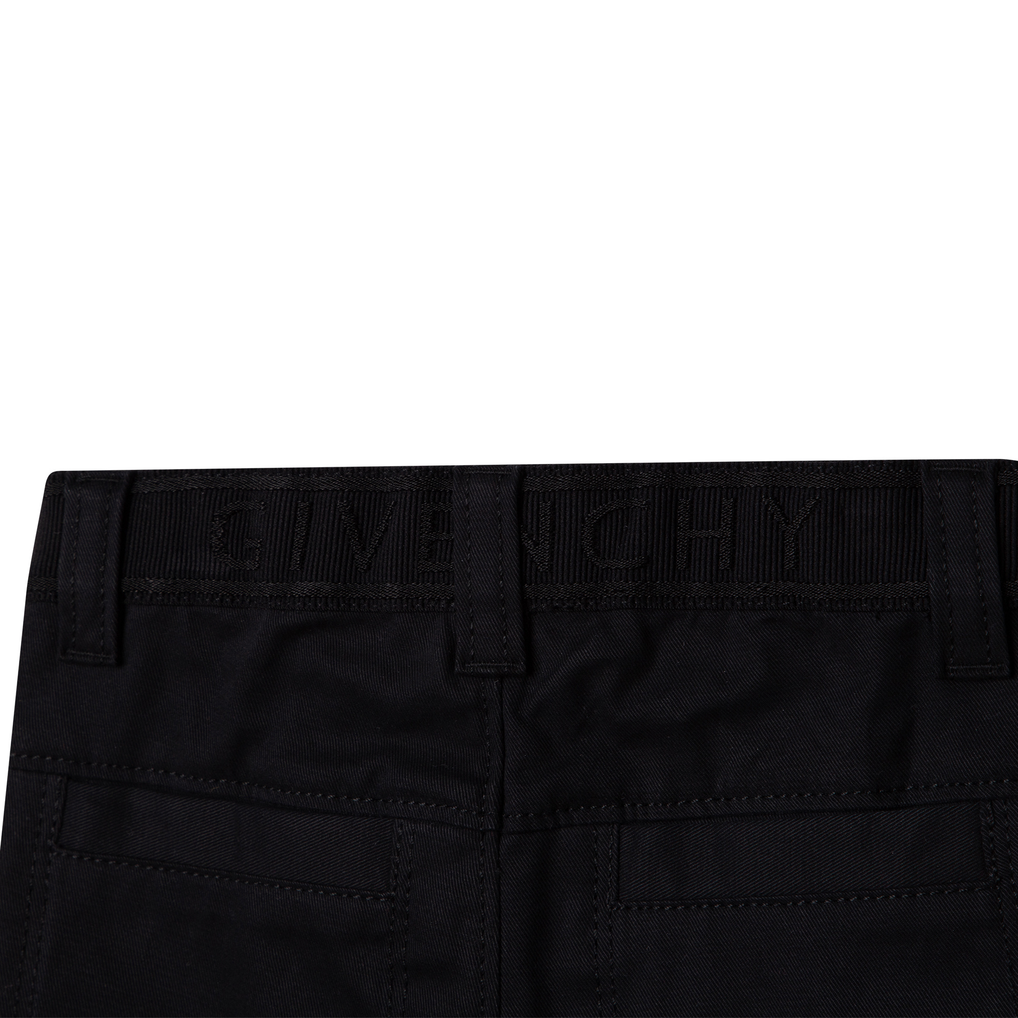 Givenchy Logo Details Trousers In Black