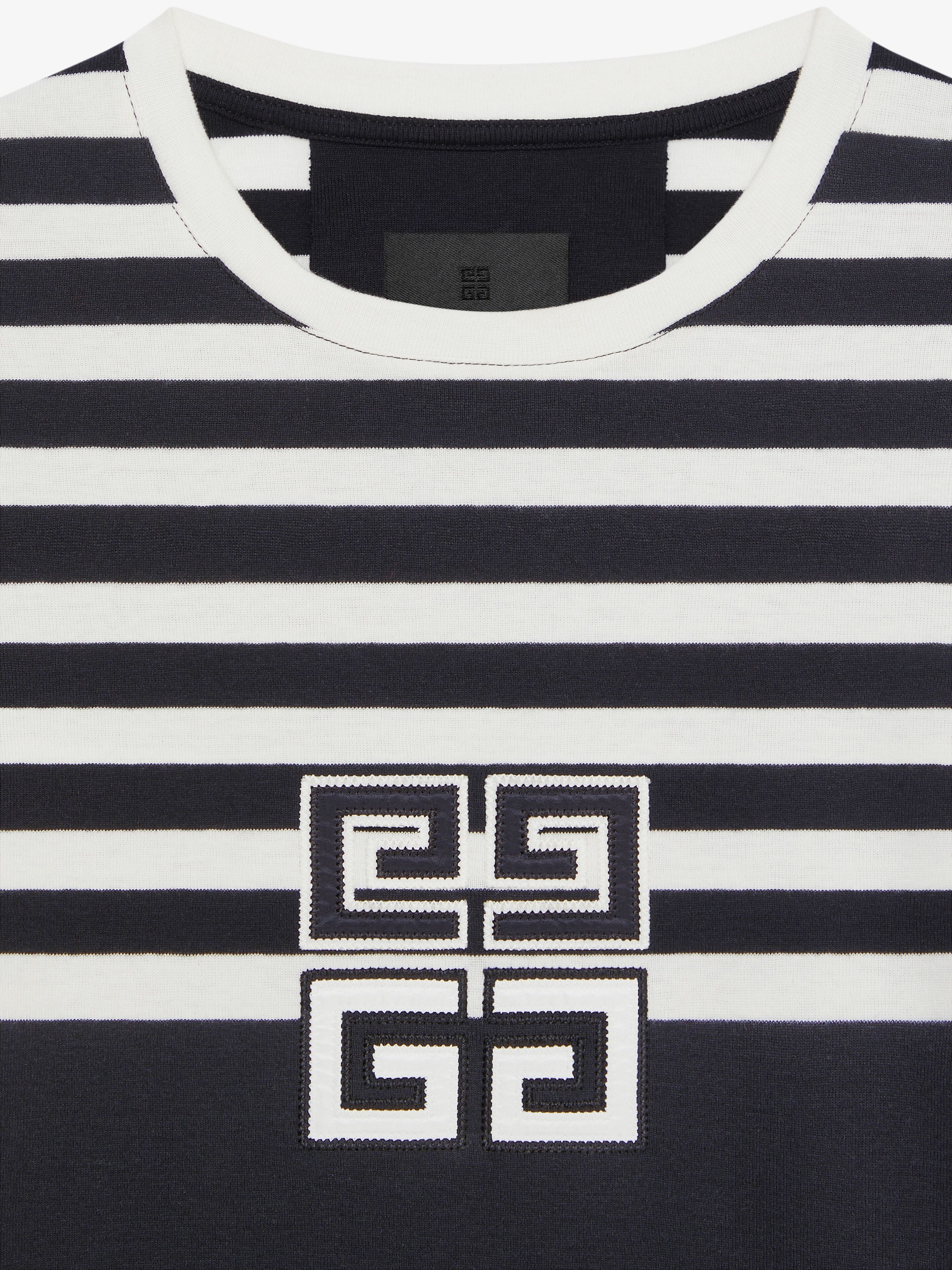 GIVENCHY GIVENCHY 4G MOTIF STRIPED T-SHIRT