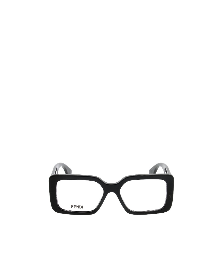 Fendi Fe50072i 001square Glasses In Black