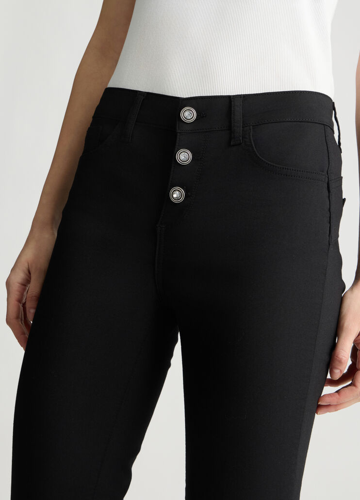 Liu •jo Liu Jo High-rise Cropped Trousers In Black
